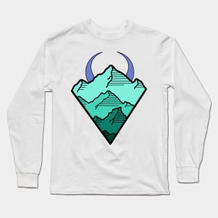 Geometric mountains Long Sleeve T-Shirt